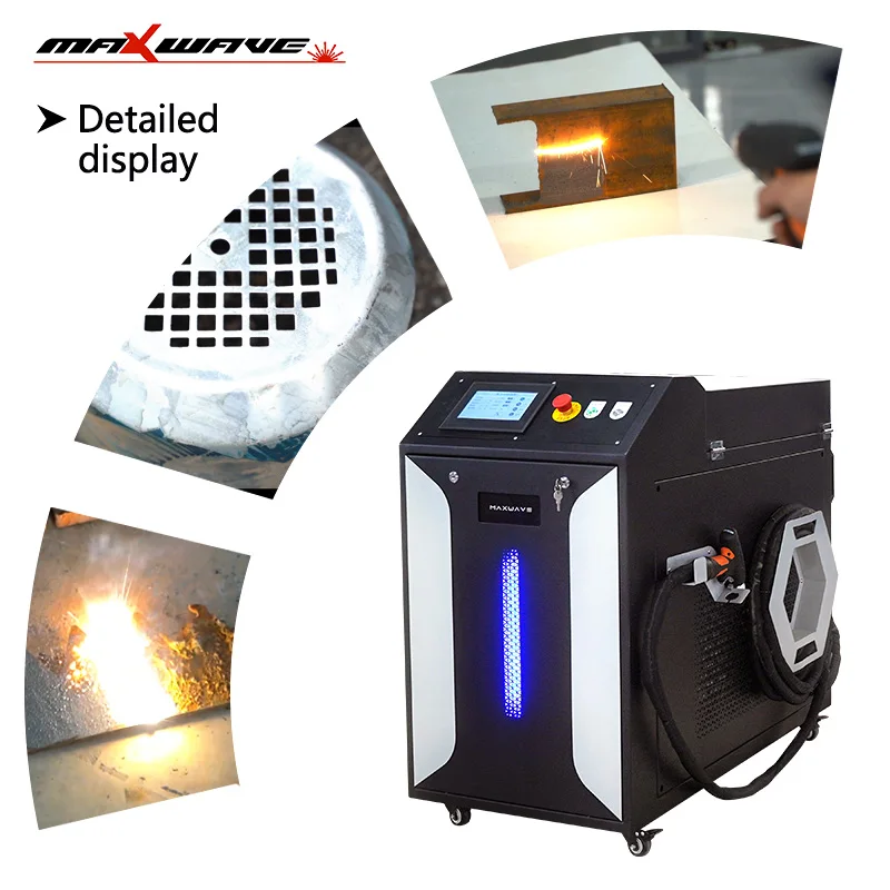 Handheld Laser Welding Machine Laser Rust And Paint Remover Full Set 3in1 4in1 Portable Laser Welding Machine For Metals 1500W