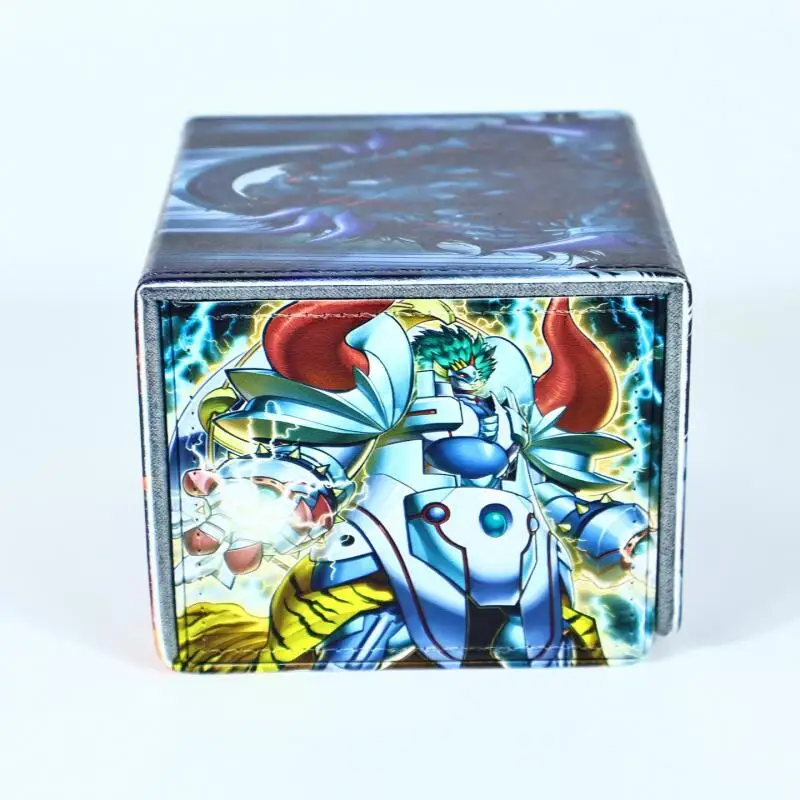 遊戯王！ エレバス冥界の君主 DIY 大容量レザーカードボックス 厚手アニメゲームコレクションカード収納ボックス