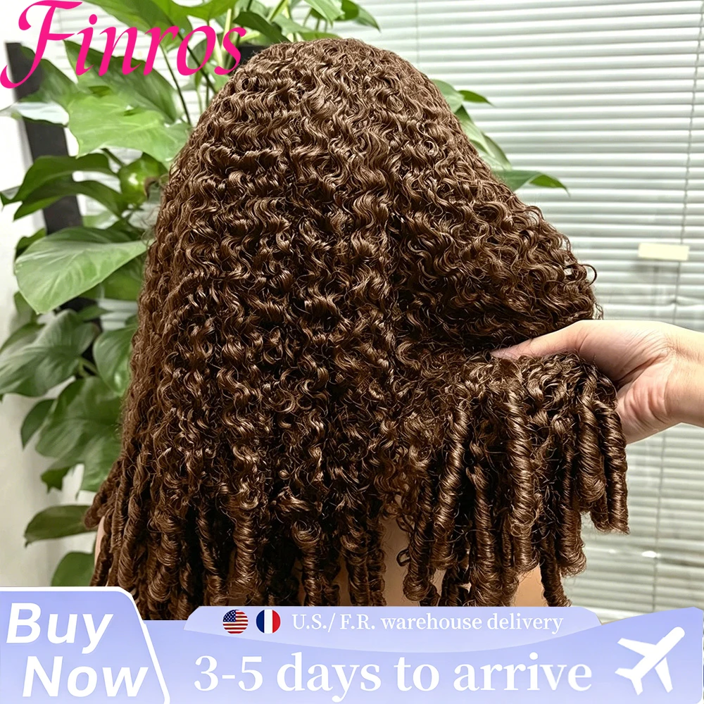 

Chocolate Brown Burmese Curly Wig 13x6 Lace Frontal Wig Spanish Spiral Curly Human Hair Wig 13x4 Lace Frontal Human Hair Wig