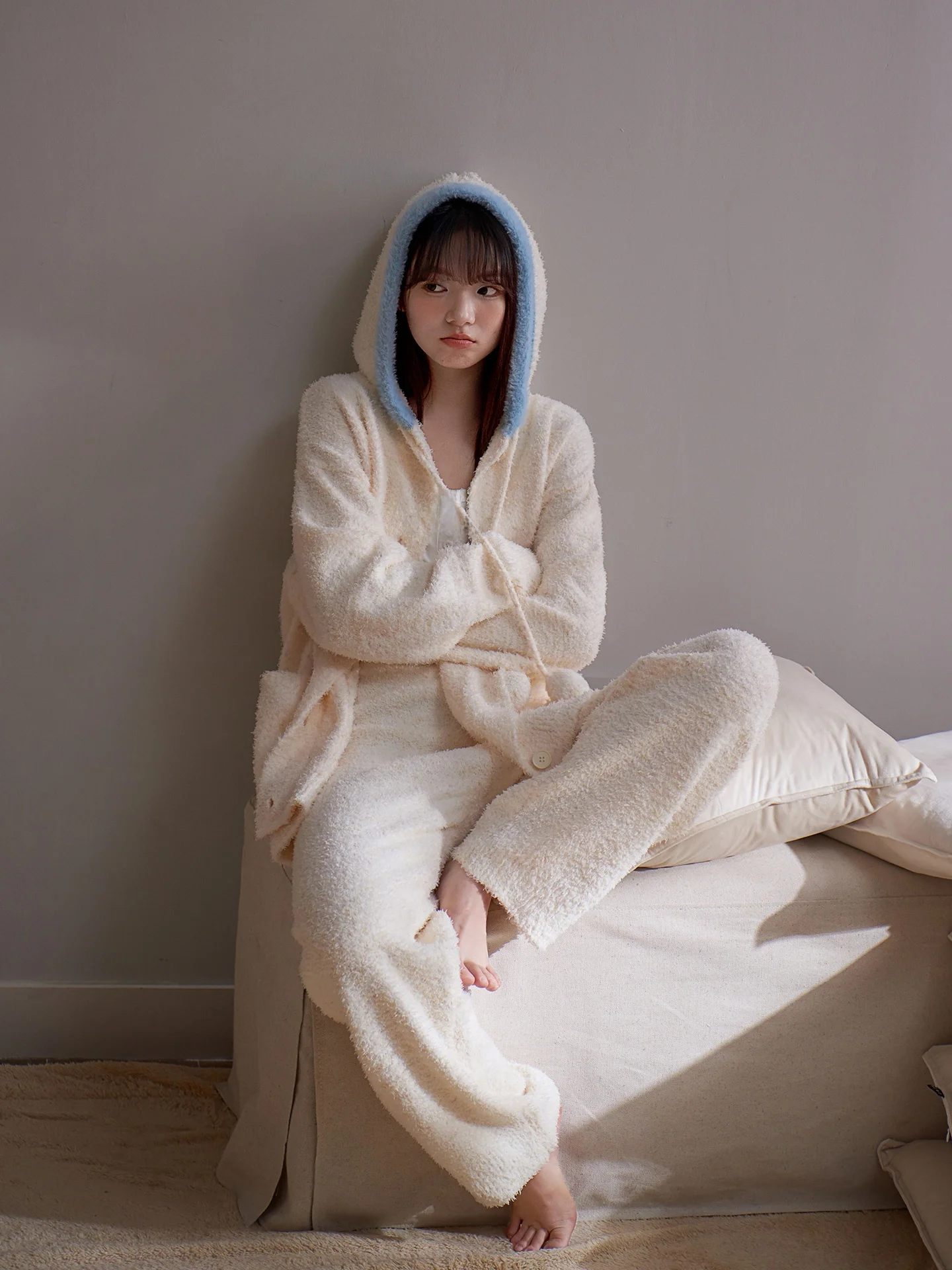 thiened-f-fce-spwear-da-donna-abbigliamento-invernale-caldo-per-la-casa-pigiama-lungo-con-cappuccio-sve-pantaloni-a-gamba-dritta-in-fibra-di-poliestere