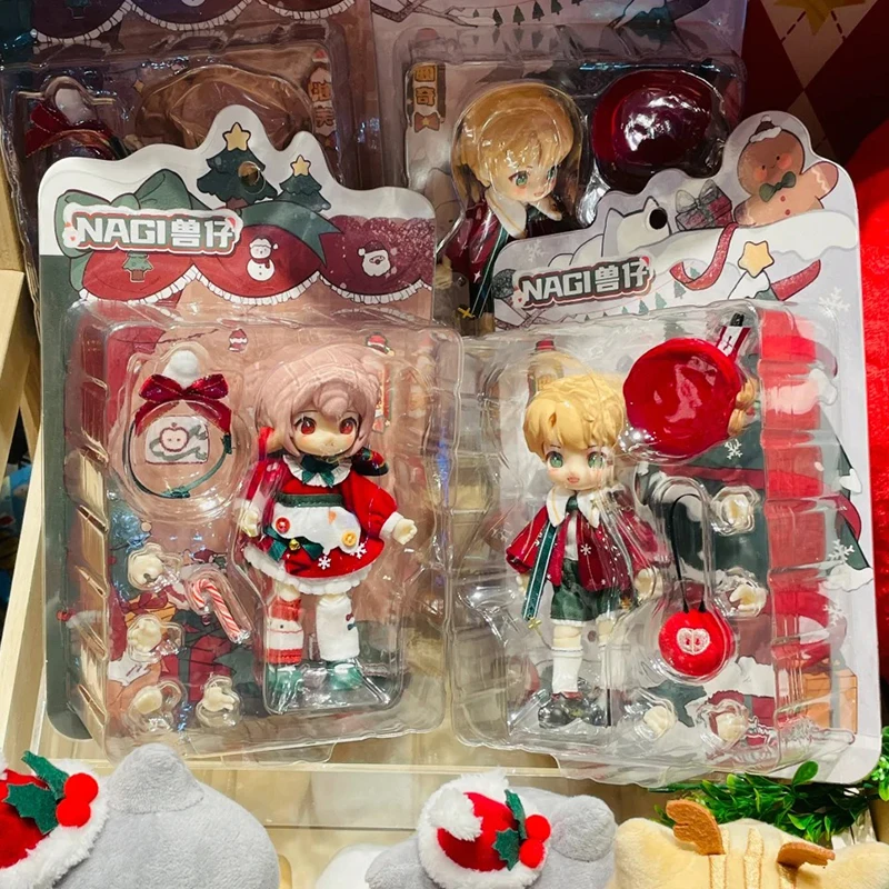 Nagi Christmas Kindergarten Wish Party Series 1/12 BJD Joints Moving Figures Cookies and Puffs Christmas Anniversary Gift