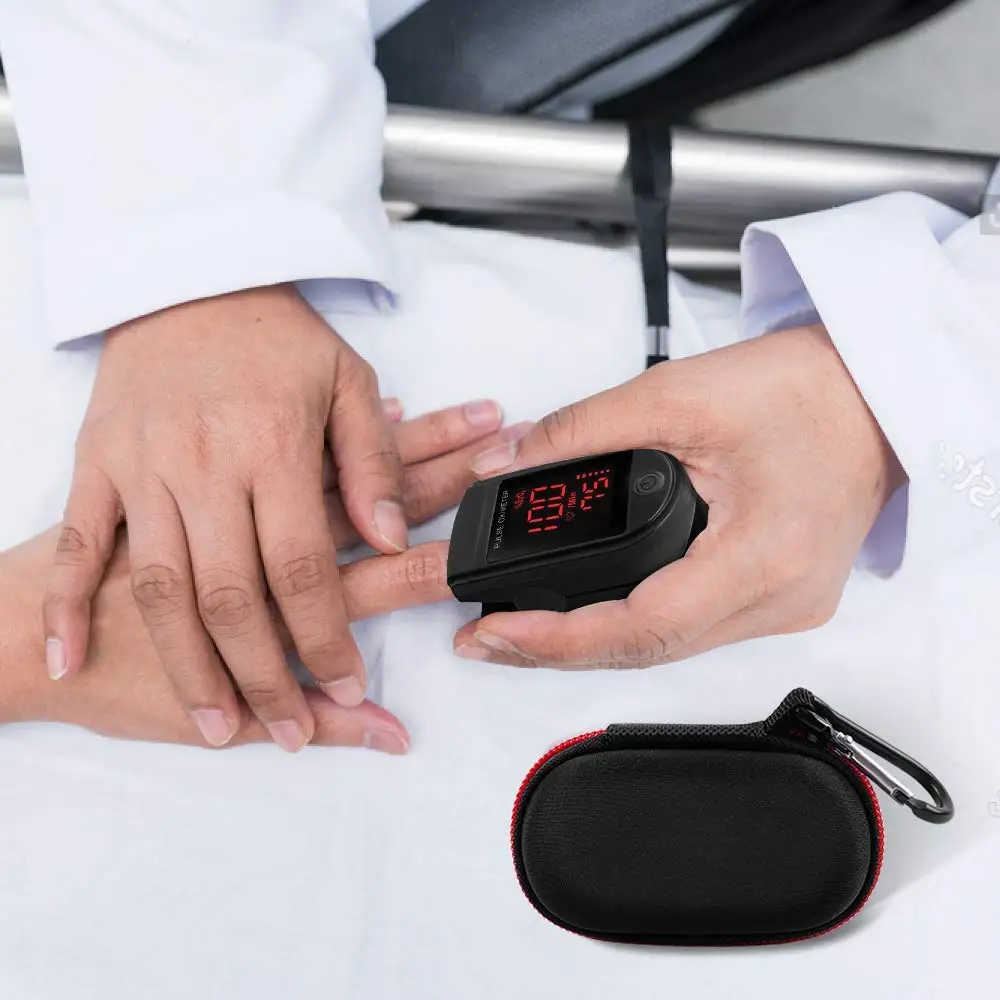 Fingertip Pulse Oximeter Case fits for Zacurate Pro Series 500DL/ for Innovo Deluxe/ for Santamedical/ for Concord  Box Only