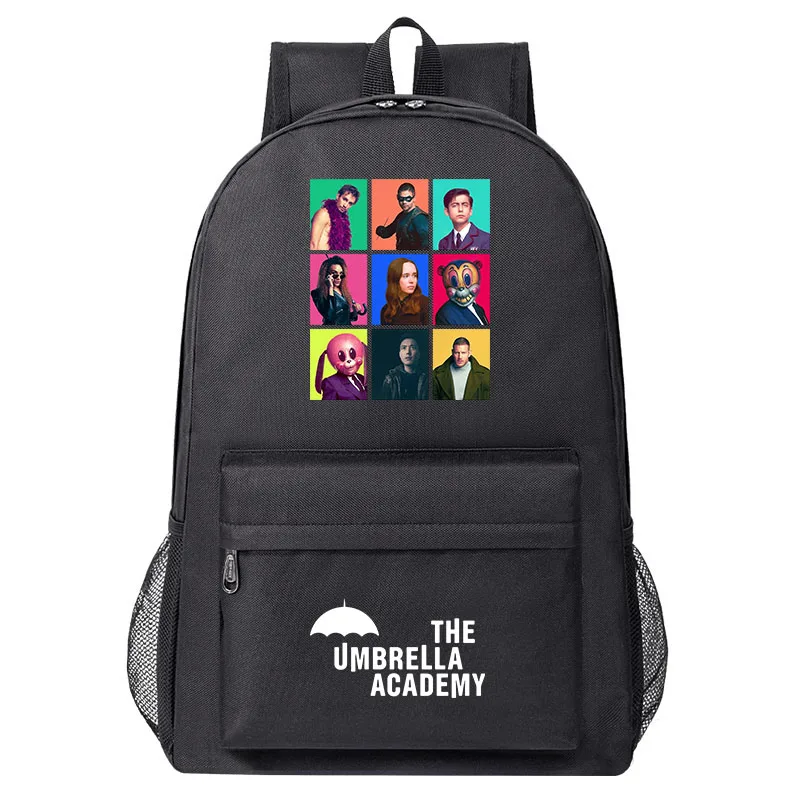 

NEW The Umbrella Academy Children Schoolbag Boy Girl Students school backpack Large Capacity Men Woman Laptop Shoulder Bag