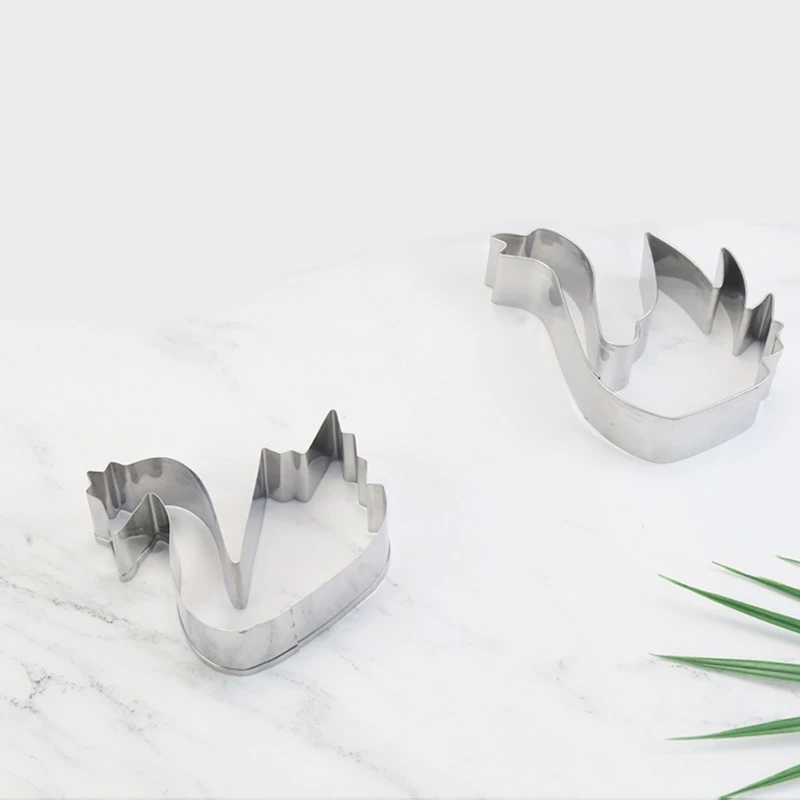 Dụng cụ tạo hình bánh quy bằng thép không gỉ Dụng cụ cắt bánh quy Bánh ngọt Dụng cụ làm bánh Dropship