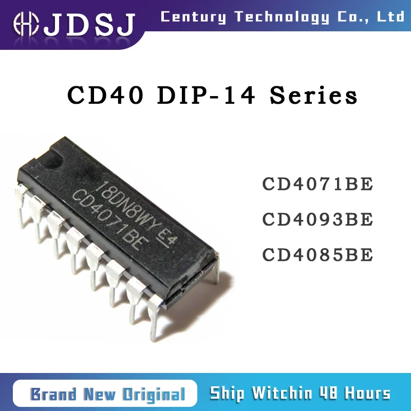 

10PCS/100PCS CD4071BE CD4093BE CD4085BE DIP14 Brand New Original IC Chip