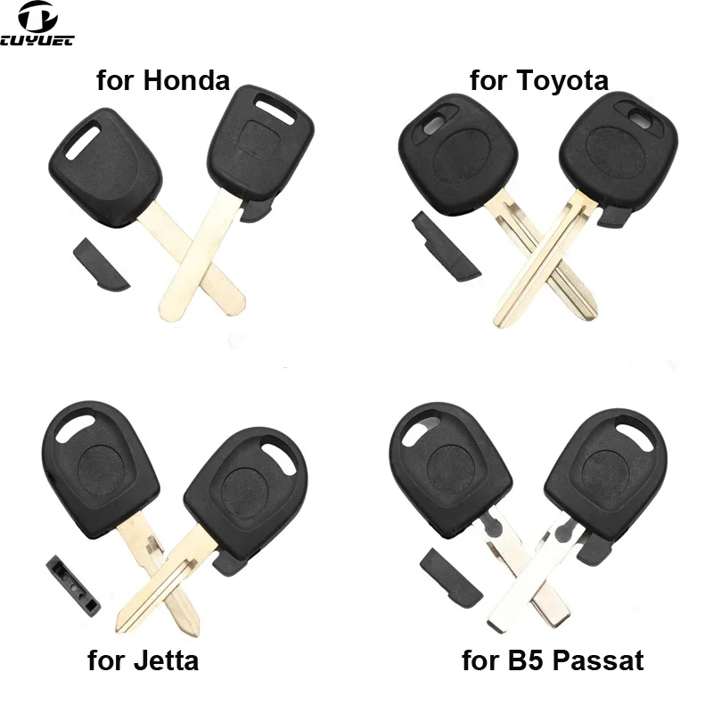 

10PCS Transponder Key Shell for VW B5 Jetta Volkswagen Key Blanks for Toyota Honda