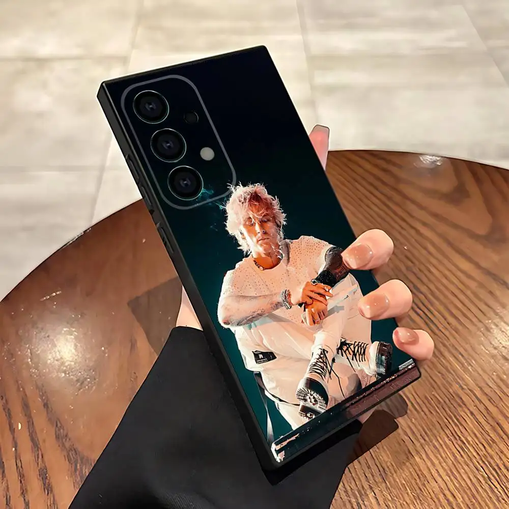 M-MGK LOST AMERICANA Funda de teléfono para Samsung S24 S22 S25 Ultra S9 S20 FE S23 Plus S10 S21 Funda a prueba de golpes