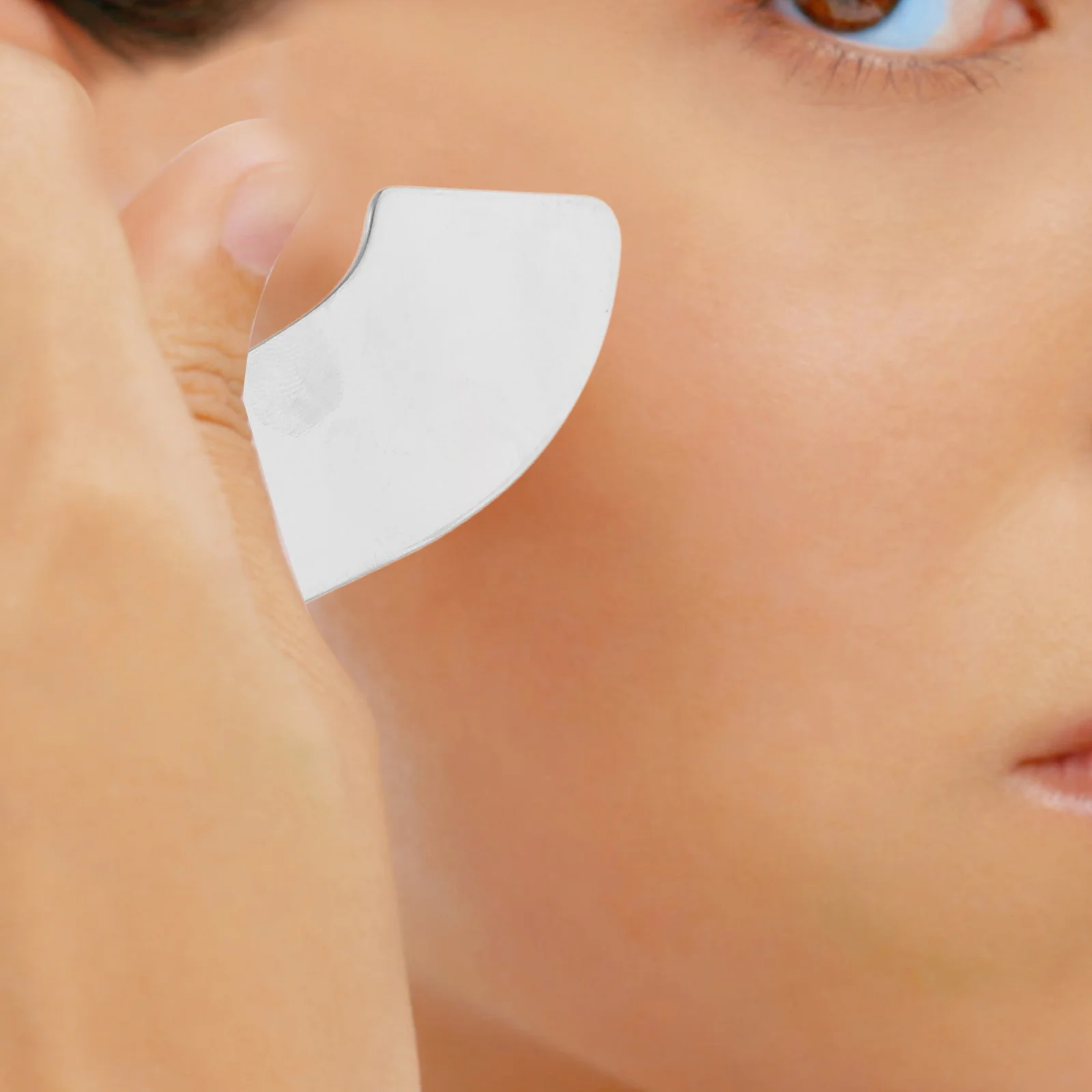 

Stainless Steel Foundation Spatula For Even Makeup Application Mini Cream Spatula Mixing Tool Face Applicator Gua