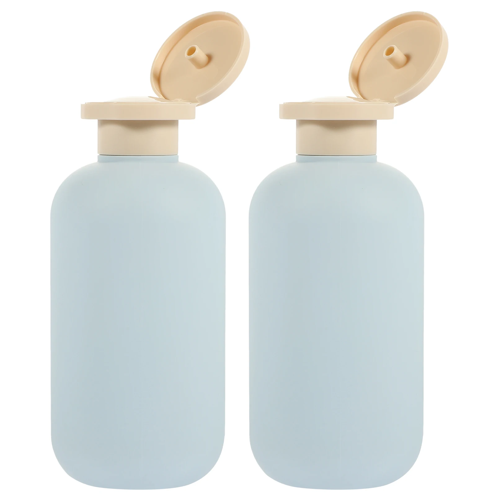 

2 Pcs Wash and Care Packing Shampoo Travel Container Plastic Size Empty Bottles
