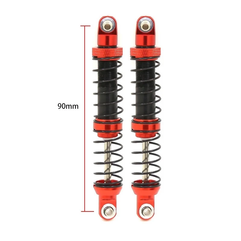 Hot metal 2/4PCS 70/80/90/100/110/120mm Shock Absorber Damper For 1/10 RC Crawler Axial SCX10 90046 AXI231017 Traxxas TRX-4 D90