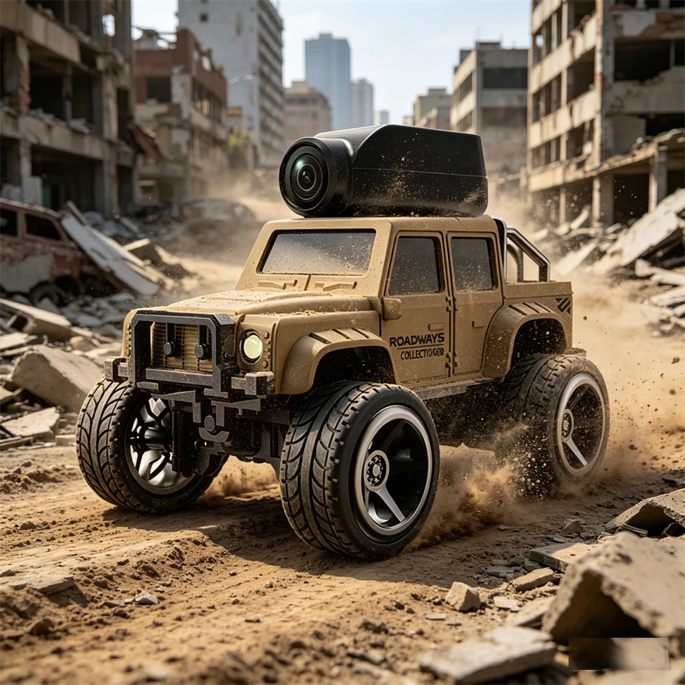 2.4G Remote Contorl 1/64 KF32 Mini RC Car High Speed Racing Vehicle With 720P FPV Camera Wifi APP Control Toy For Kid