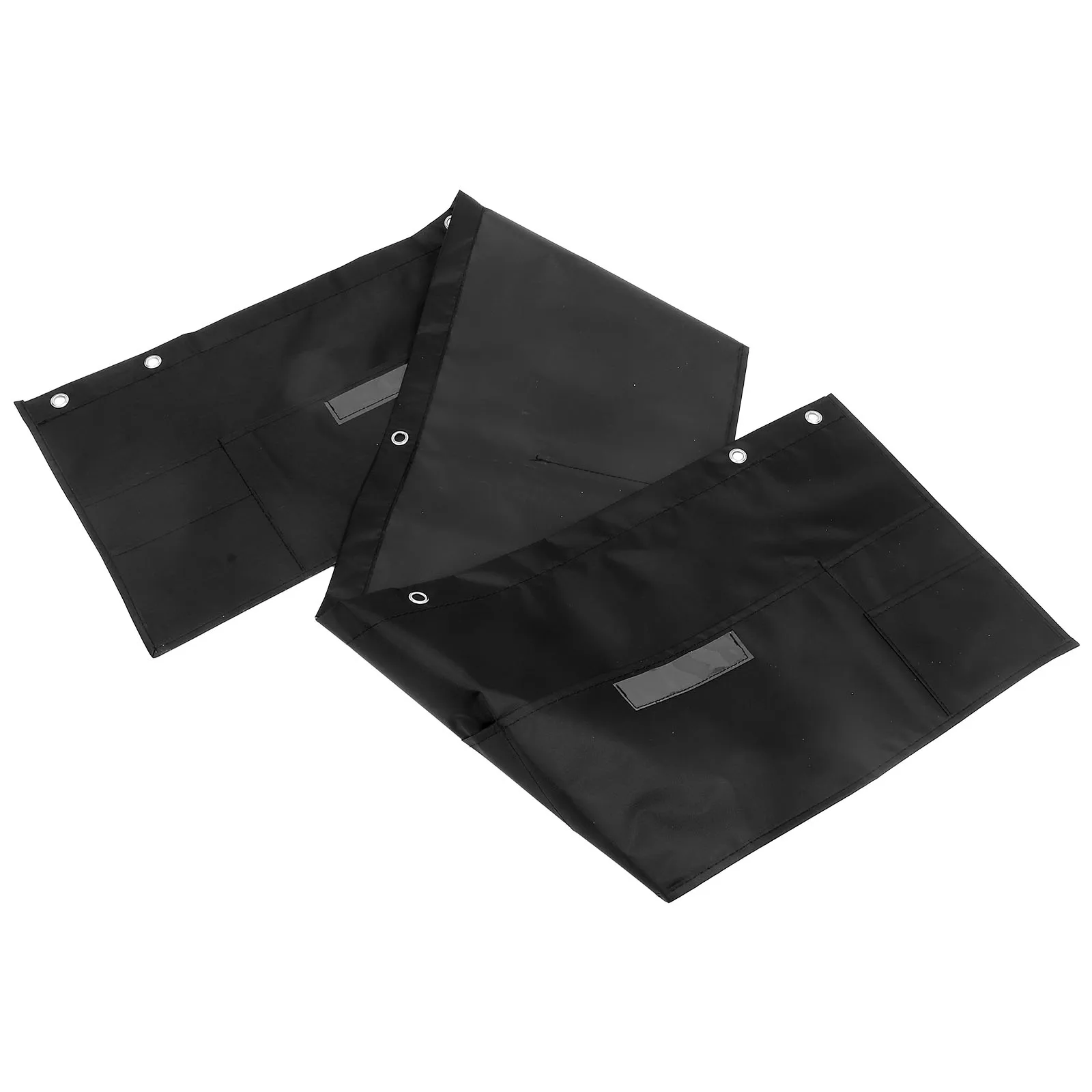 

Whiteboard File Storage Bag Pocket Holder Classroom Display Bags Black Wall Organizer Office