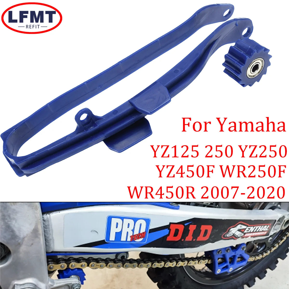 

Motorcycle Chain Swingarm Chain Guide Slider Roller For Yamaha YZ250F YZ450F YZ125 YZ250 YZ250FX YZ450FX WR250F WR450F YZ WR