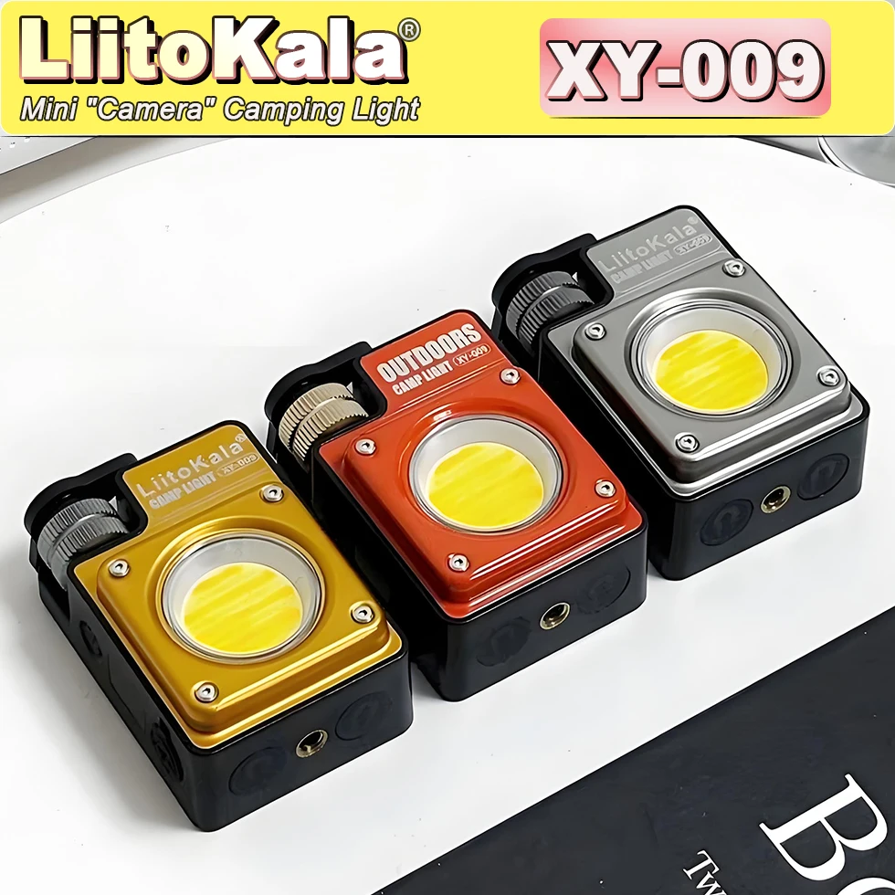 

LiitoKala Outdoor Camping Light 3500LM, RGB Mood Lamp, USB-C Fast Charge, IPX4 Waterproof, Magnetic Hook