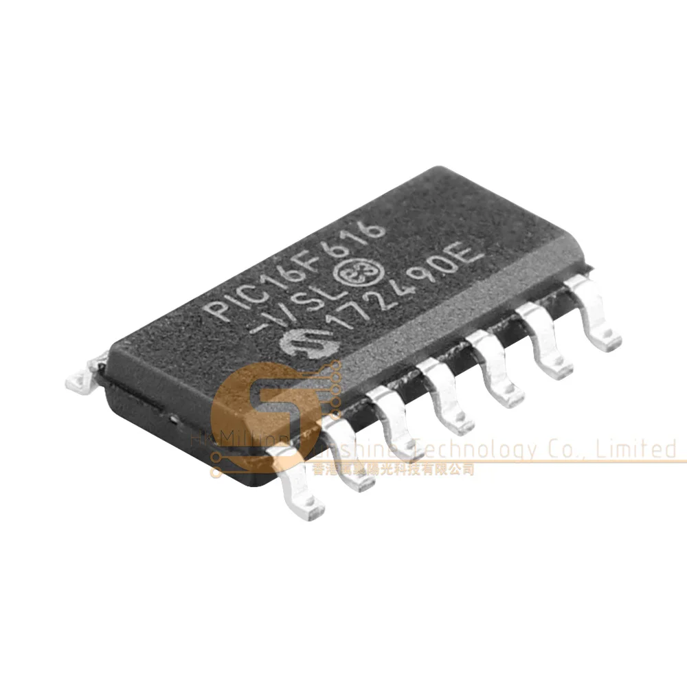 10pcs PIC16F616-I SL  SOIC-14-150mil PIC 20MHz 8 Bit