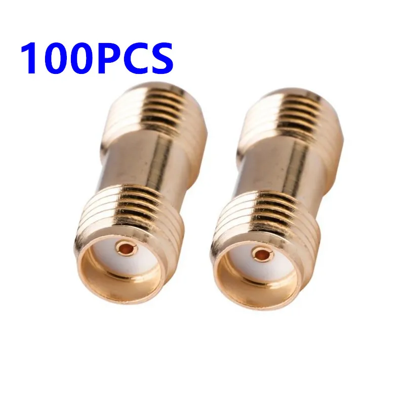 

100PCS SMA Female to SMA Female Adapter RF Coax Connector for Ham Radio, Antenna, Handheld Radio