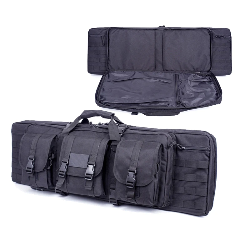 

93CM/108CM/118CM/142CM Tactical Gun Bag Double Step Gun Set Moir Rifle Bag Sniper Air Gun Set Backpack Hunter Gun