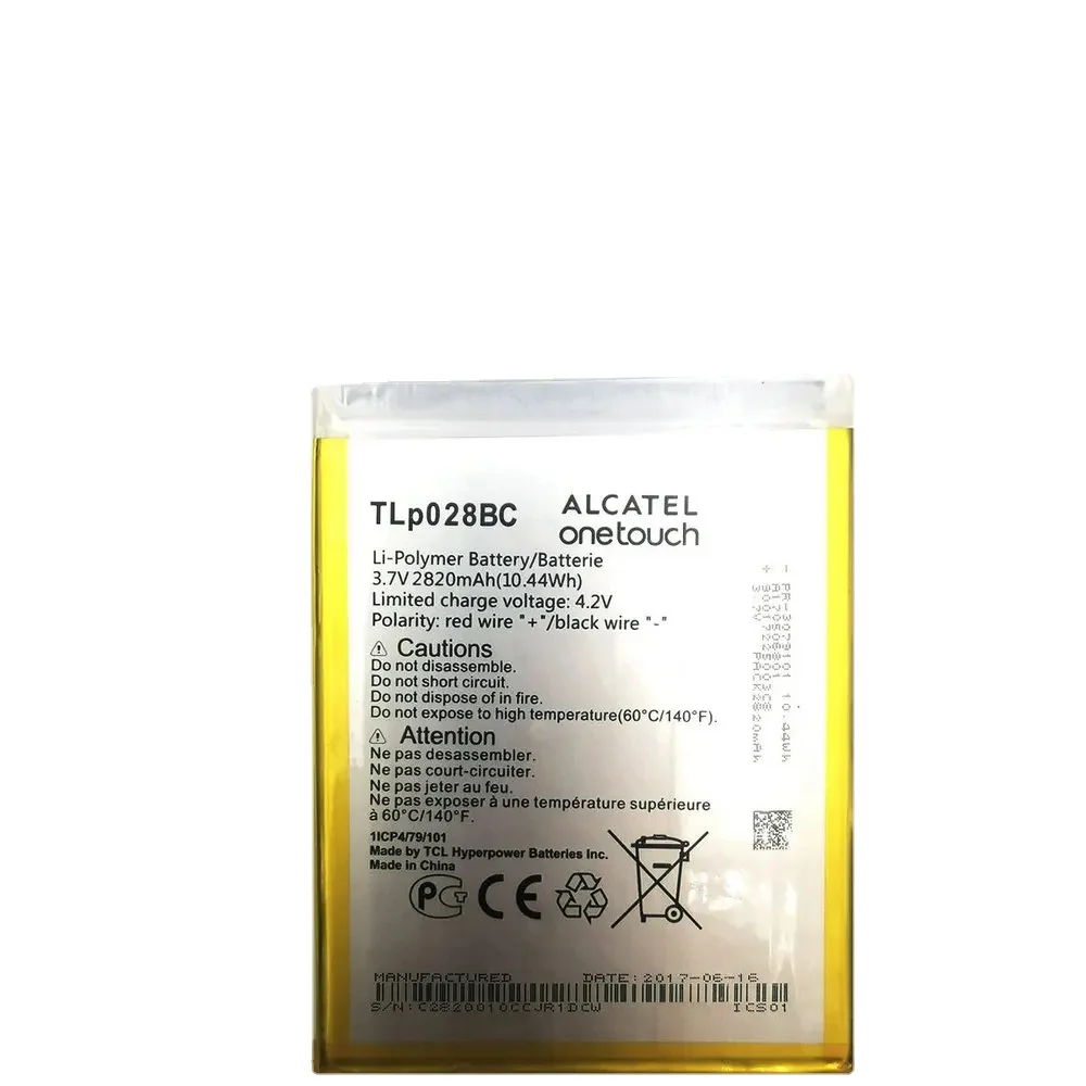 High Quality TLP028BC Battery for Alcatel Tab Pixe 3 Mobile Phone