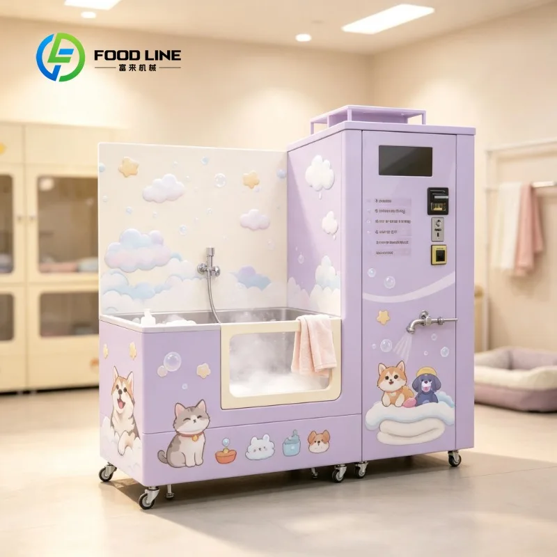 Self‑service Coin Card Payment Pet Washing Machine Stainless Steel Professional‑grade Bath Equipment for Dogs Cats Customized