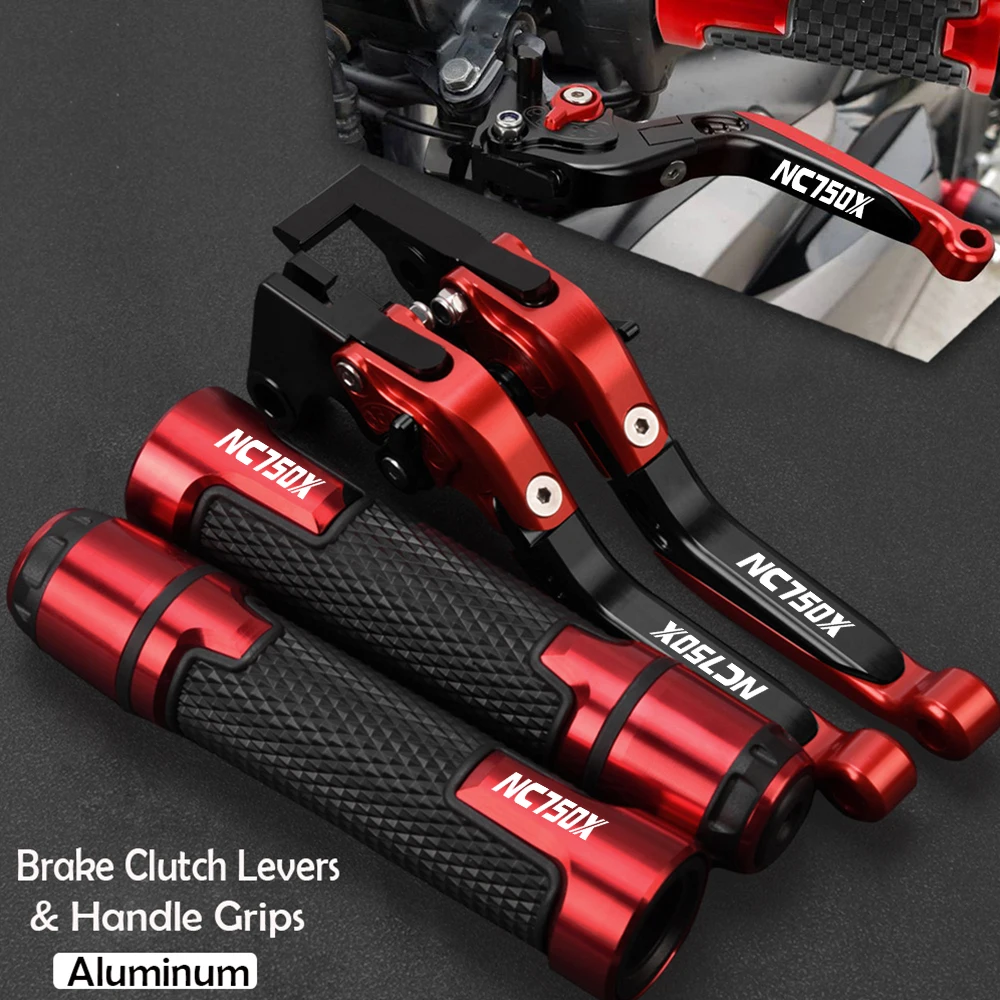 

Motorcycle Accessories For honda NC750X NC750 X NC 750X 750 X 2014 2015 Folding Adjustable Brake Clutch Levers Handlebar grips