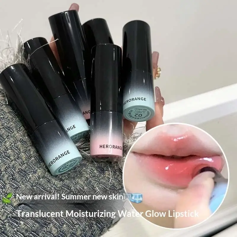 HERORANGE Spiegel Lip Plumping Gloss Stick Hydraterende Natuurlijke Langdurige Voedende Lipstick Vrouwen Make-up Cosmetica