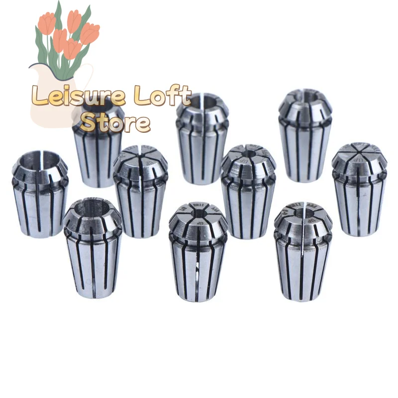 ER11 ER16 ER Spring Collet Chuck 0.005mm High Accuracy Clamping Part for CNC Milling Engraving Machine Workholding