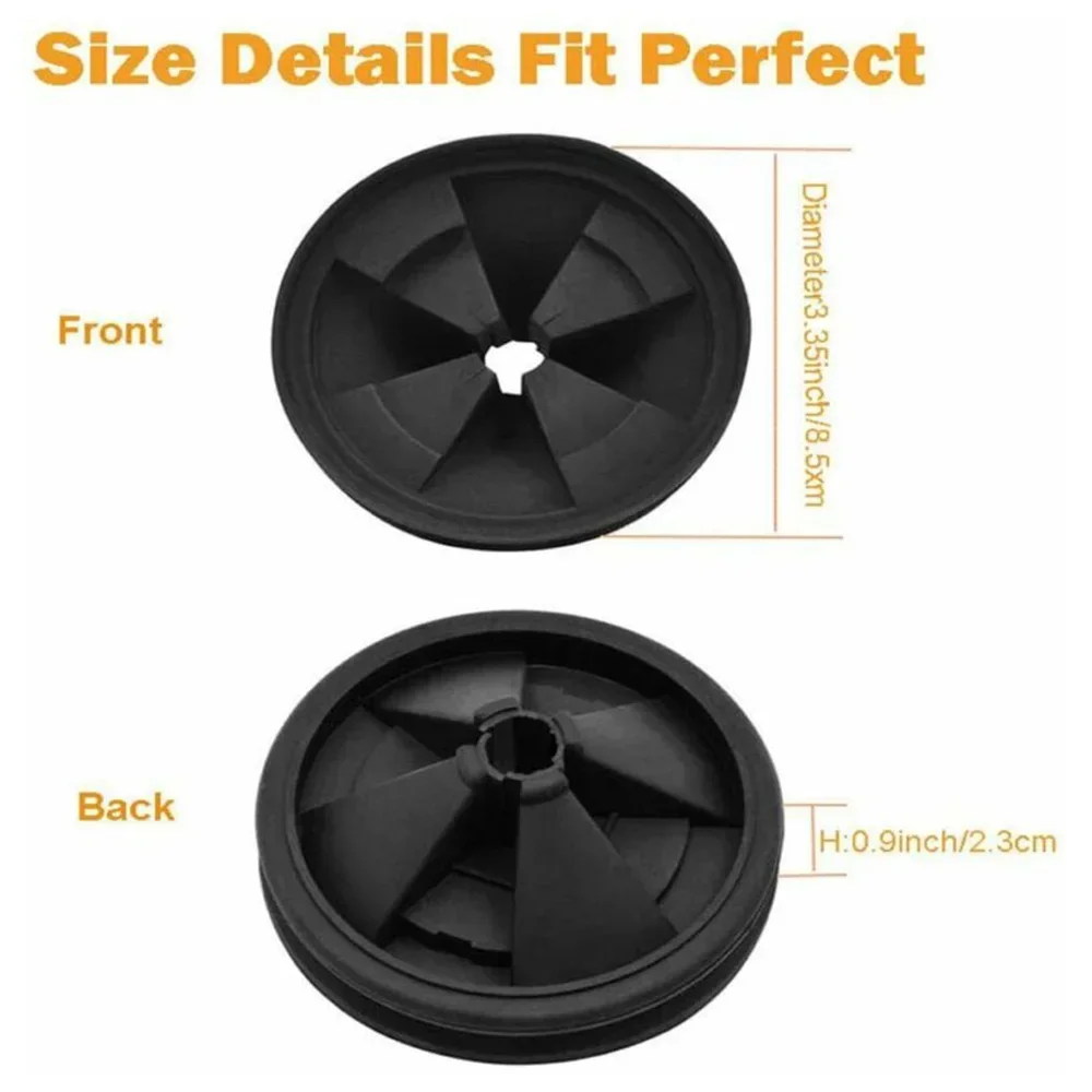 Disposal Splash Guard Garbage Stopper Ring Cover For InSinkErator Black Rubber Quiet Collar Sink Baffle Tool Part