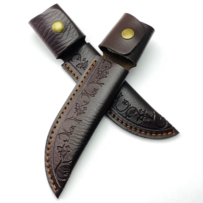 Straight Knife Set Outdoor Knife Customized Storage Sheath