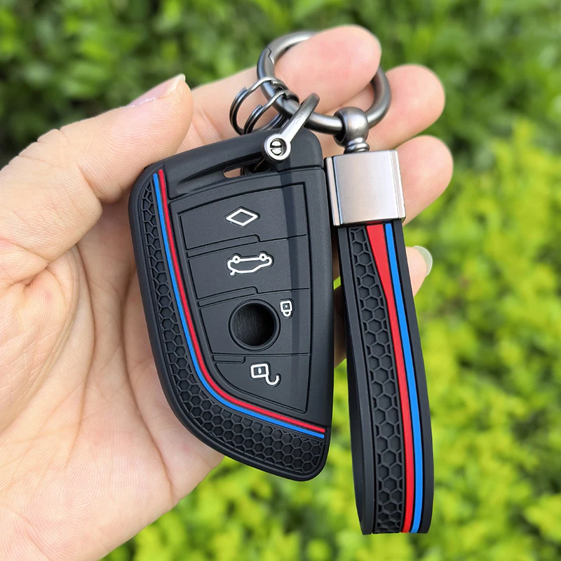 Silikon Autoschlüssel-Hülle Schutzhülle für BMW F30 F31 F32 F34 F20 F21 F07 F10 1 3 5 7 Serie X1 X3 G01 X4 G02 X5 F15 F16 M3 M4