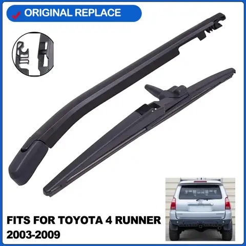 Rear Wiper Arm & Blade For Toyota 4 Runner 2003 2004 2005 - 2009 Windshield Windscreen Clean Tailgate Window Car Wiper Arm Blade