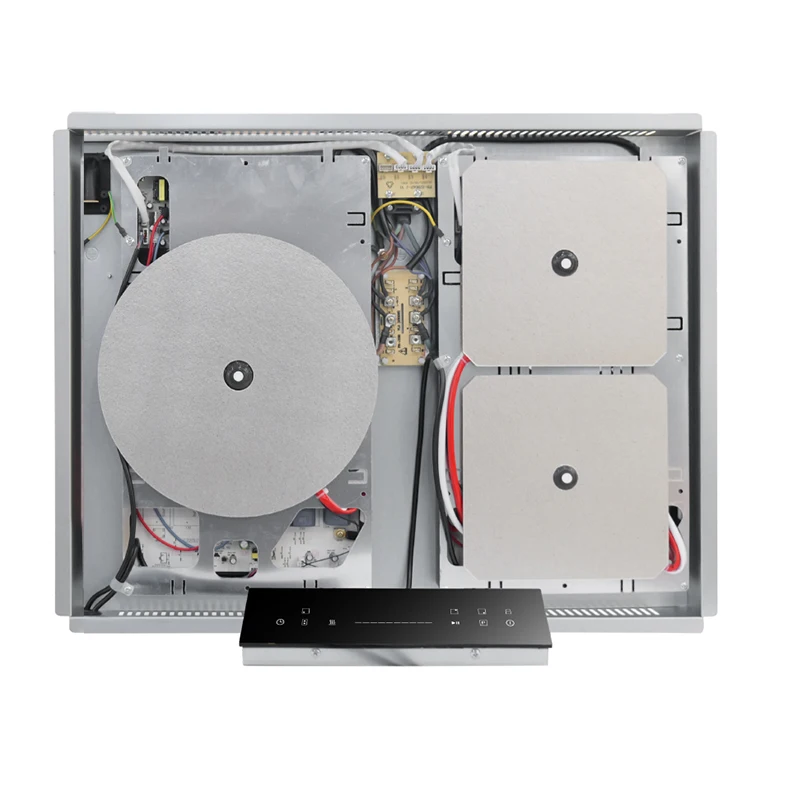 RUHO Hidden Induction Cooker  for Under Marble Granite Quartz Stone  Built in Stoves Hobs 3 Burners  Invisible Induction Cooktop