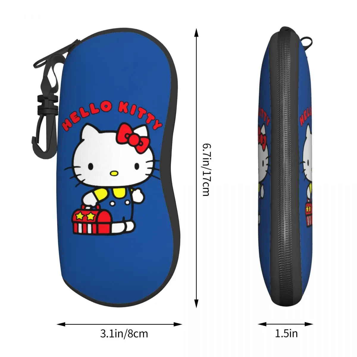 Cartoon Hello Kitty Cat Merch etui na okulary dla kobiet nowe koty pudełko na okulary Ins pudełko na okulary przeciwsłoneczne