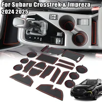 Almohadillas con ranura para puerta de coche, posavasos antideslizantes con ranura para puerta de coche, para Subaru Crosstrek 2024 2025