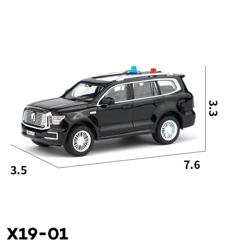 Xcartoys 1:64 Tank500 Russ-Ia Pre-Sidential Se-Curity Service X19-01 Legering Simulatie Model Auto