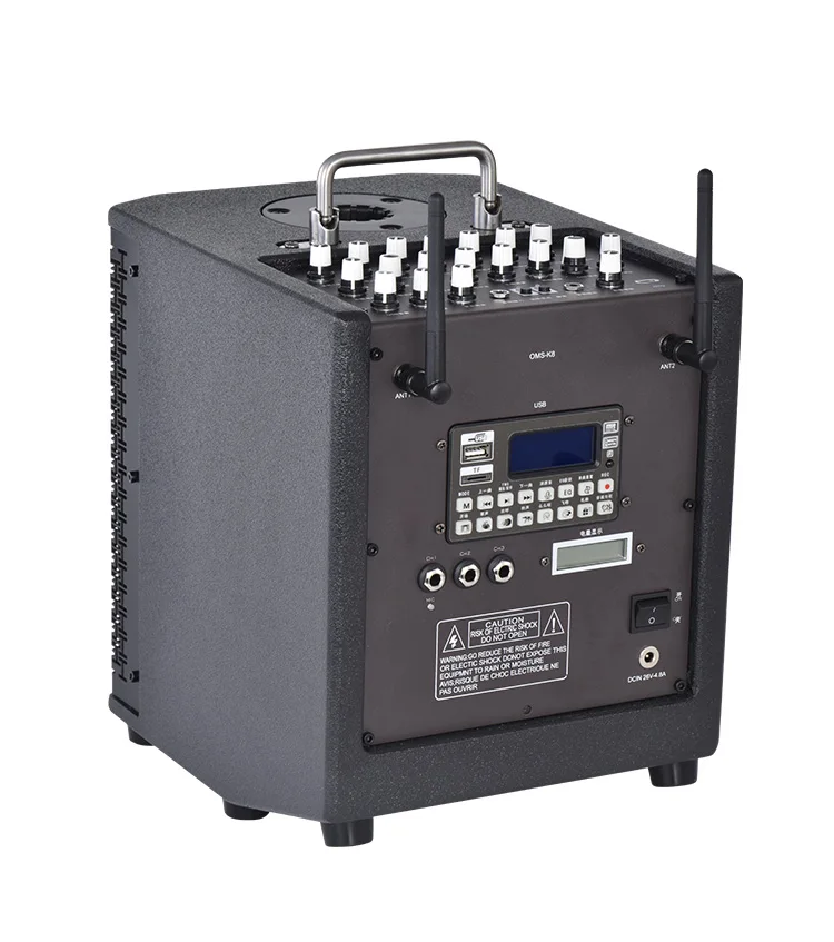 

Oumeisheng- K8 Subwoofer Speaker with USB Bluetooth Karaoke Outdoor Portable Speaker