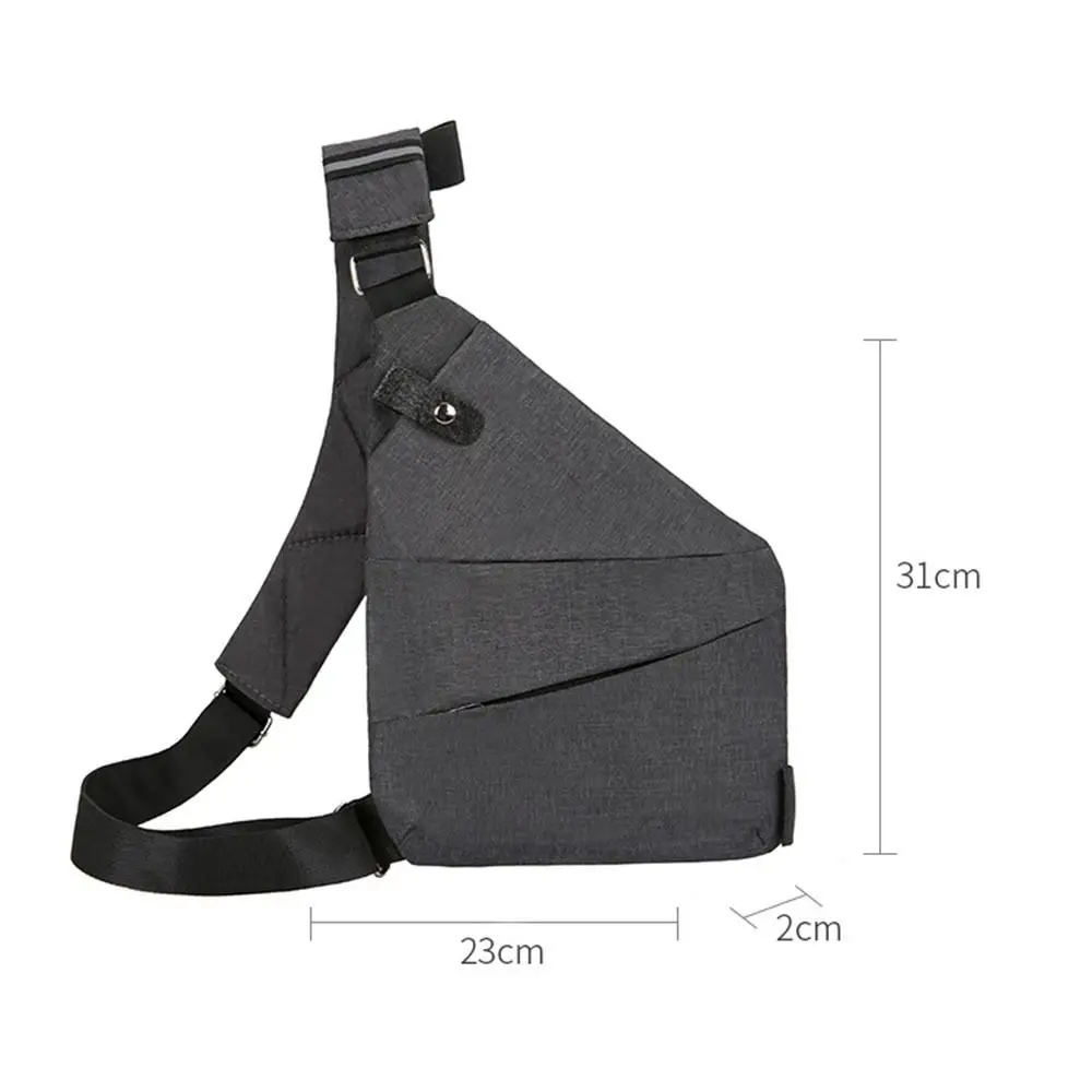 Compact Shoulder Bags Men Personal Close-Fitting Messenger Bag Waterproof Nylon Versatile Travel Casual Bags