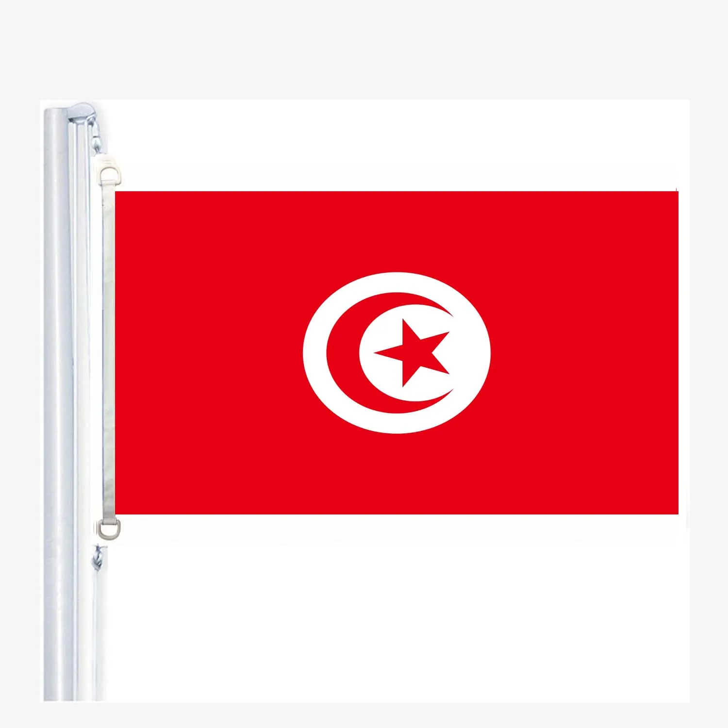 Tunisian flag flags 90*150CM 100% polyester banner Digital Printing football match