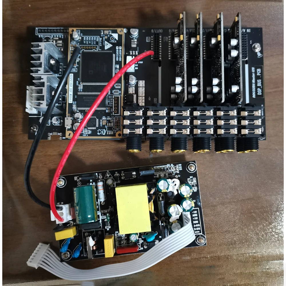 Nvarcher ADSP-21489 DSP Development Moudle ADC PCM180 Input DAC PCM1798 CS398 scheda di uscita processore 6 / 8