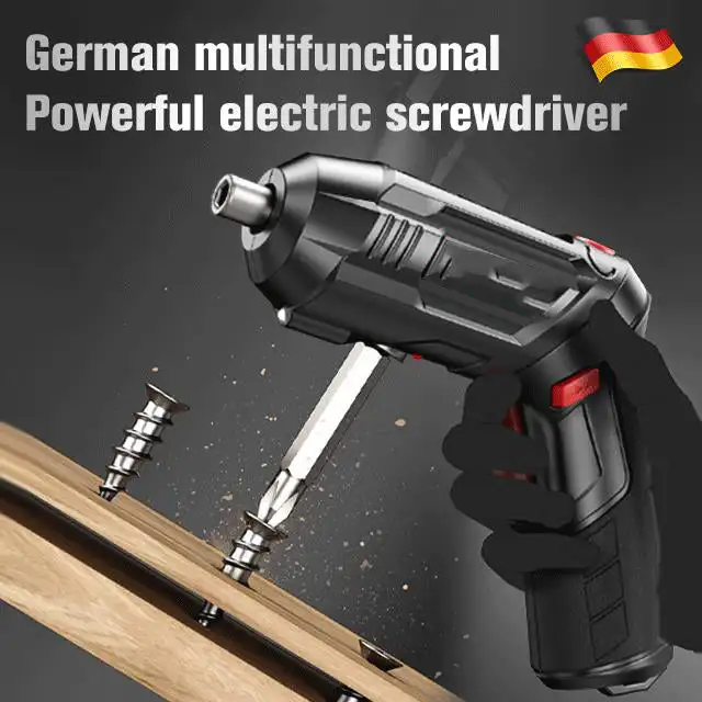 German Multifunctional And Powerful Electric Screwdriver Mini Electric Screwdriver Lithium Electric Hand Drill Tool