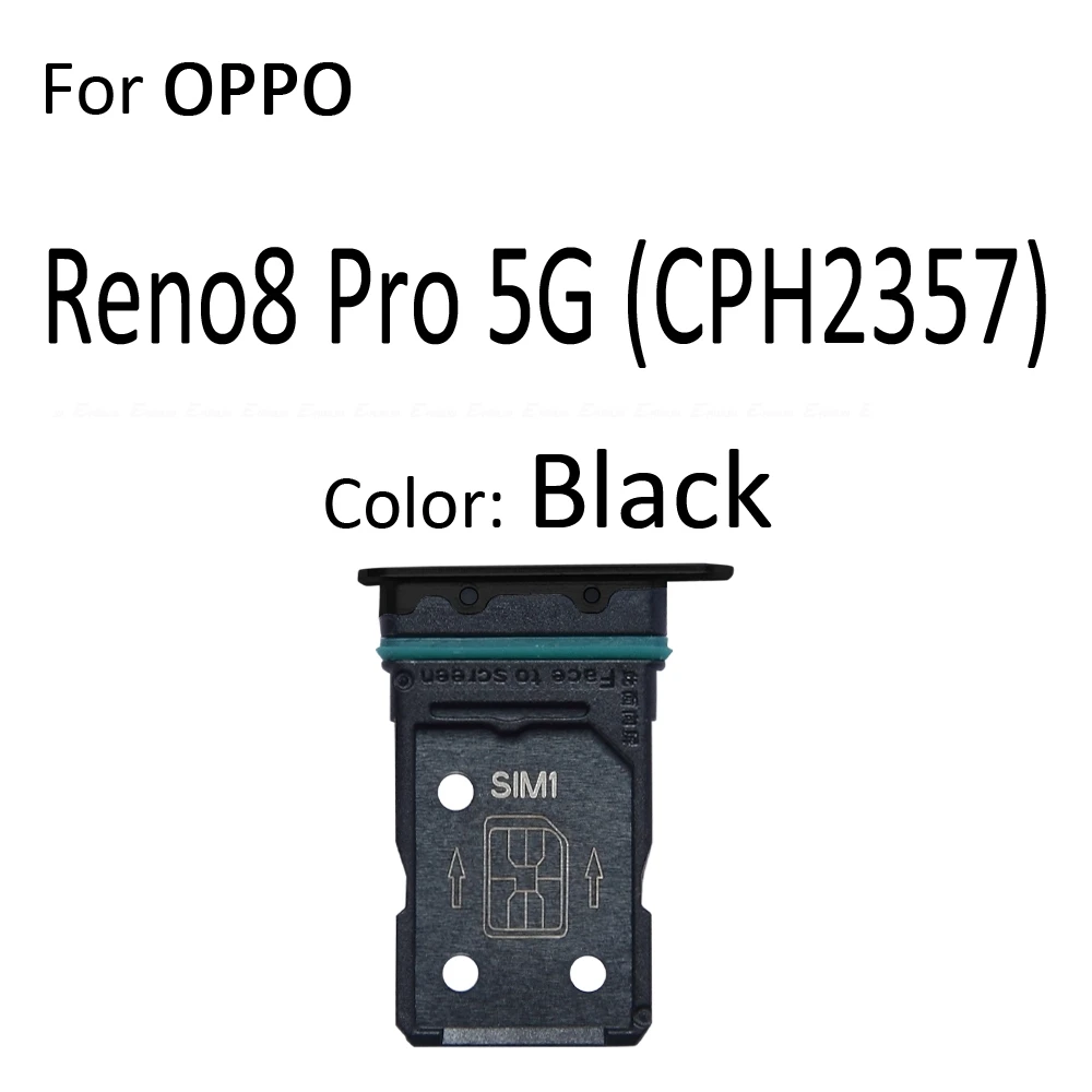 Sim مايكرو SD بطاقة محول مأخذ التوصيل الحاويات موصل حامل فتحة صينية قارئ أجزاء ل ممن لهم رينو 8 Reno8 برو زائد لايت T Z 5G