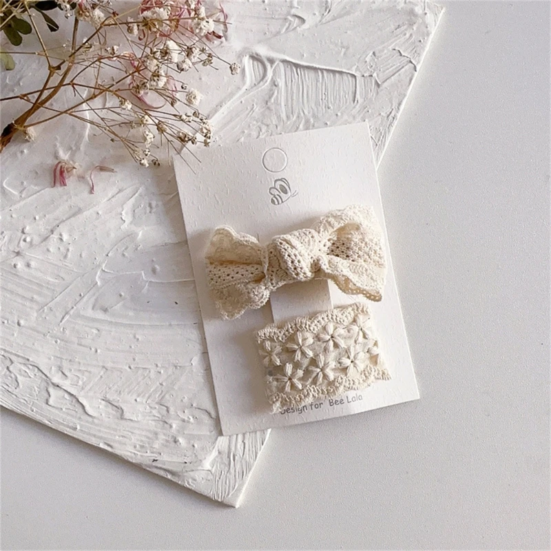 Kids Fabric Cloth Hairpin Flower Hair Barrettes Baby Girls Hair Adorments image 5