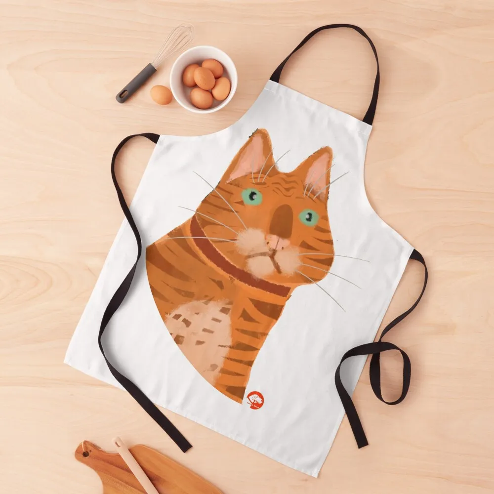 

orange cat Apron Kitchens Men Kitchen Front Kitchen Women Apron