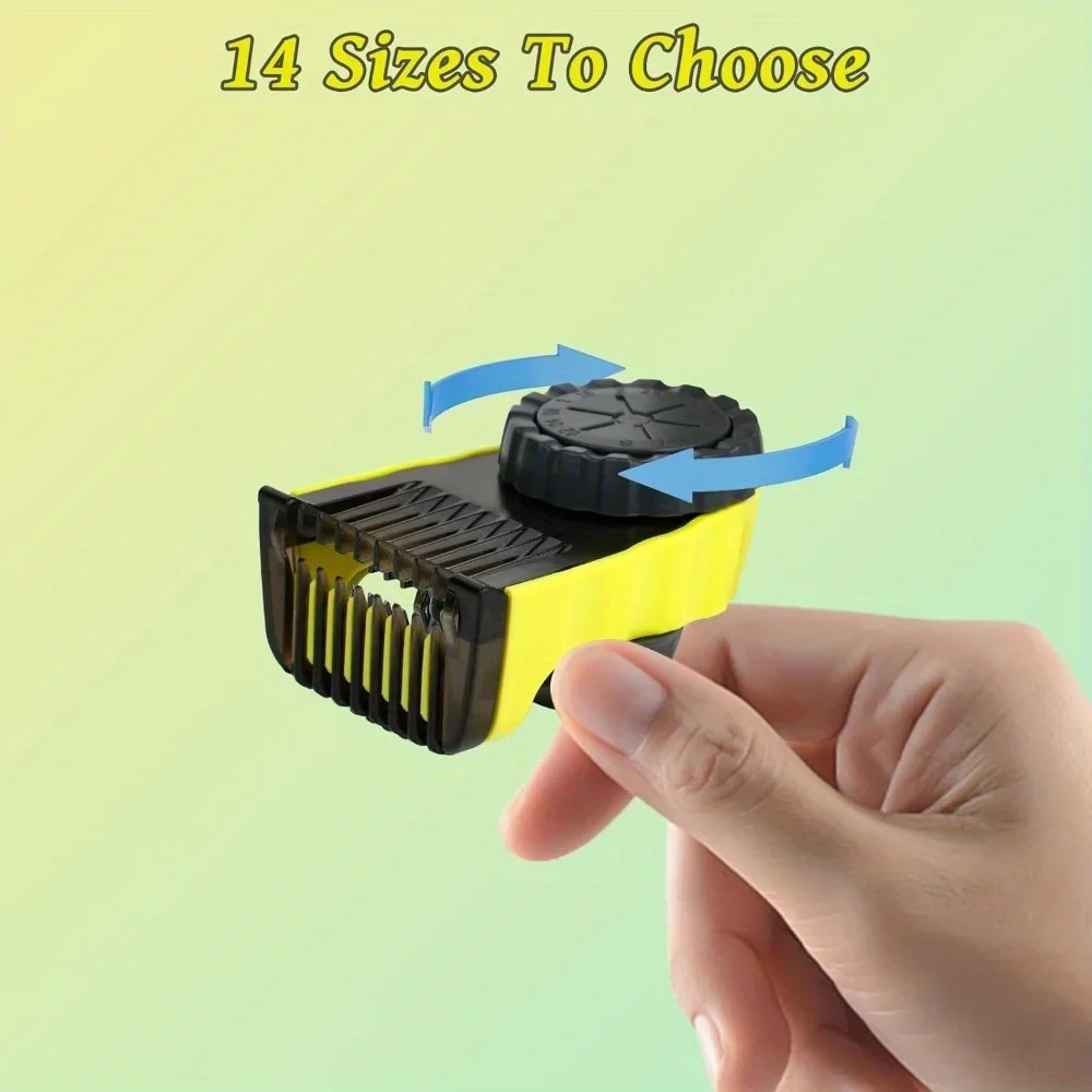 Adjustable Guide Comb & Nose Trimmer for Philip OneBlade QP2520/30/2620/63_Replacement Head Accessories