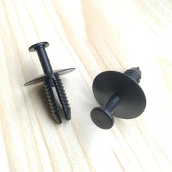 Auto Fastener Rivet Retainer Clips 6.8mm Hole Push Engine Cover Bumper Fender Car Door Trim Panel Clip For BMW Series 3 5 7