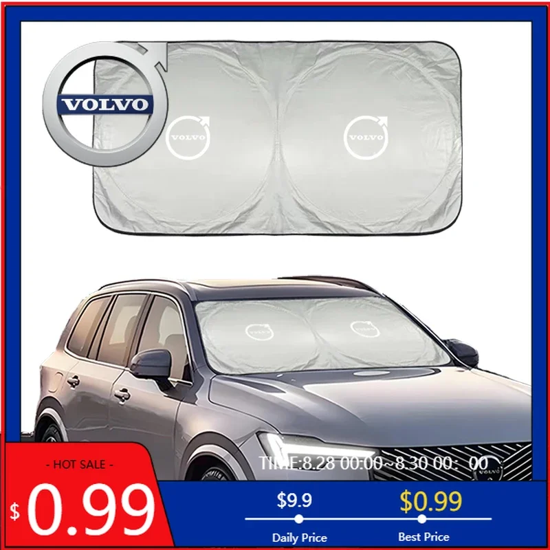 

Universal Bracket New Volvo Car Sunshade Cover UV reflection Windshield Protection Shield For XC90 V90 V60 XC60 V40 EC40 EX40 S8