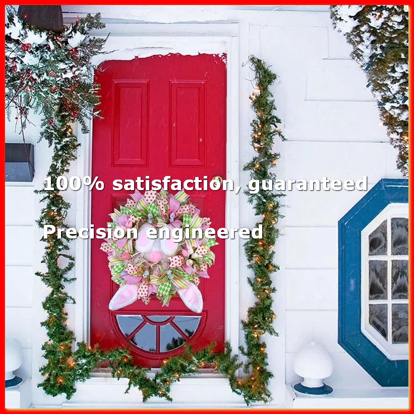 Easter Wreaths for Front Door, Wreaths with , Spring Easter Wreaths Garland Easter Decor-A79M