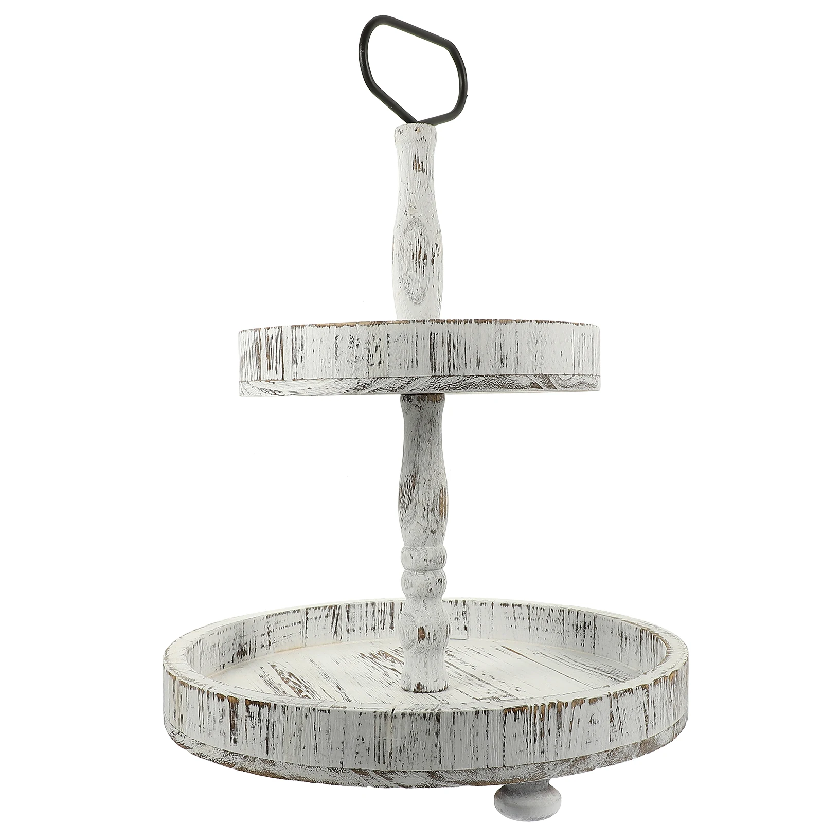 

Wooden Cake Tray Decorations Rustic Pastry Serving Dishes Farmhouse Tiered Stand Display Kitchen Table Centerpieces