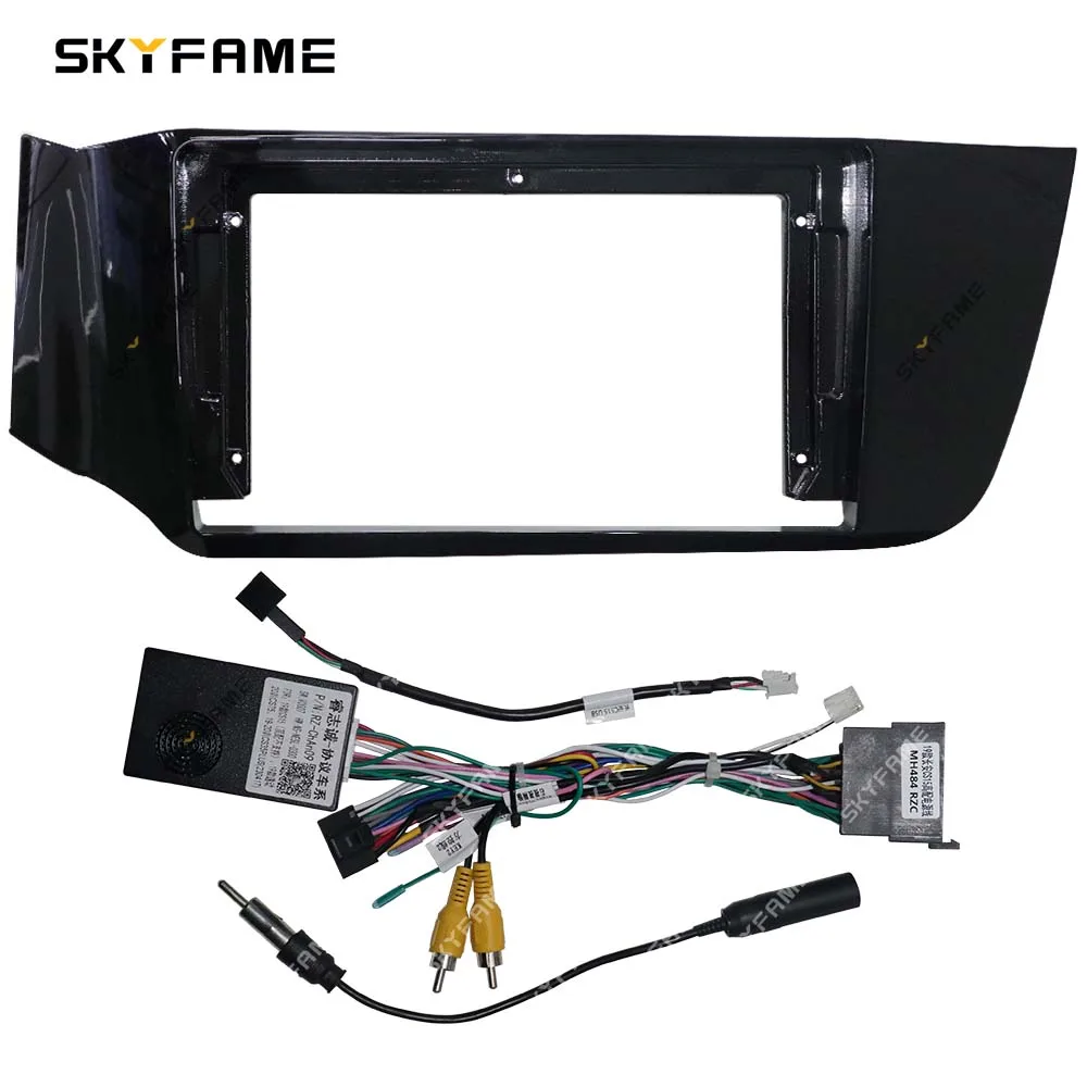SKYFAME Car Frame Fascia Adapter Canbus Box Decoder Android Radio Dash Fitting Panel Kit For Chana CS15 Changan CS15