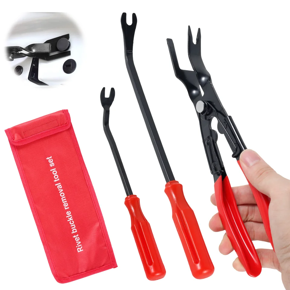 thumbnail image 2 of Auto Panel Clip Removal Pliers - Plastic Rivet Remover Tool For Car Trim & Fasteners 2 of 6