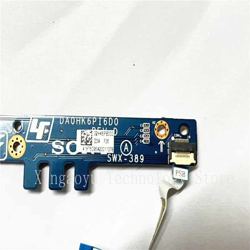 Placa de botón de interruptor Original para Sony SWX-389, luz LED DA0HK6PI6D0 100%, prueba perfecta